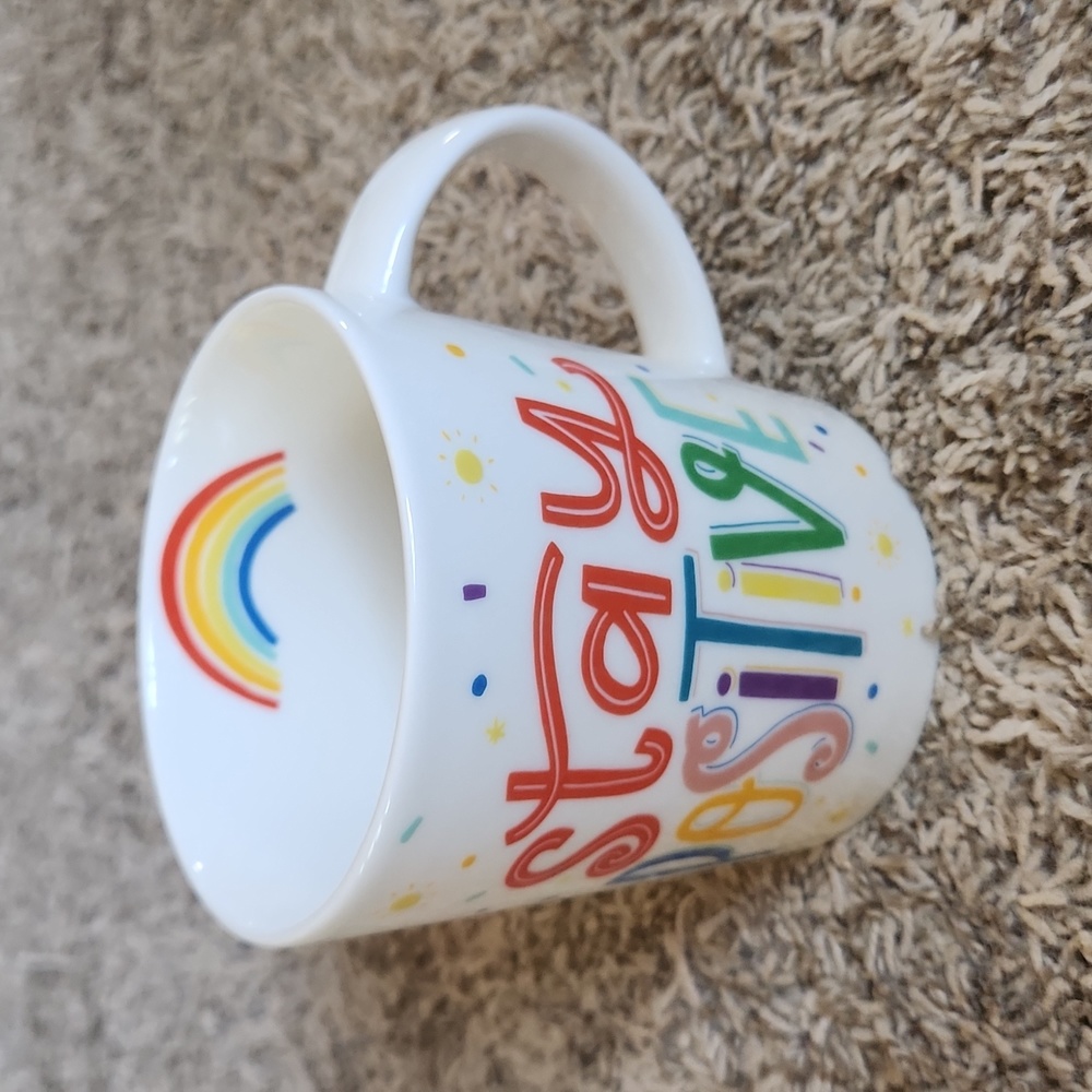Stay Positive Oversized Mug